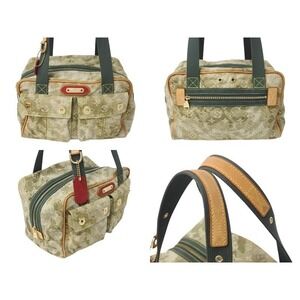 Louis Vuitton Murakami Jasmine Winter Takashi Green Autumn Khaki Handbag Denim
